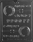Happy Anniversary with Numbers Lolly Chocolate Mold