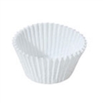 1-1/4" White Round Candy Cups