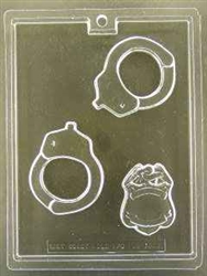 Handcuffs and Badge Chocolate Mold