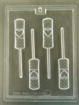 Heart on Band-aid Lollipop Chocolate Mold 60V-706 nurse caregiver doctor CNA LPN RN sucker