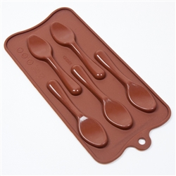 Spoons Silicone Candy Mold chocolate fat daddio treat dessert tea party silverware