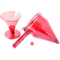 Polycarbonate Confectionery Funnel with Stand