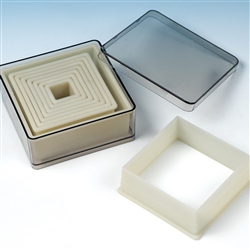 Nylon Square Pastry | Cookie Cutter Set