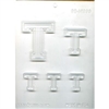 Collegiate Letter "T" Chocolate Mold