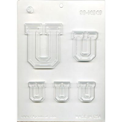 Collegiate Letter "U" Chocolate Mold