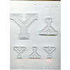 Collegiate Letters "Y" Chocolate Mold