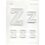 Collegiate Letters "Z" Chocolate Mold