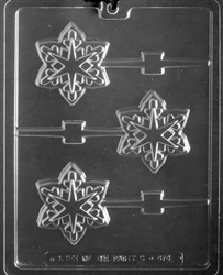 Geometric Snowflake Lollipop Mold