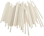 100 Pack 3-1/2" x 5/32" Paper Sucker Sticks lollipop