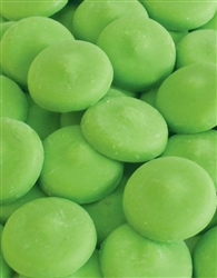 Bright Green Vanilla Flavored Candy Wafers - 12 Ounce Bag St Patrick's Day