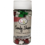 Christmas Stars Candy Shapes - 3.2 Ounces