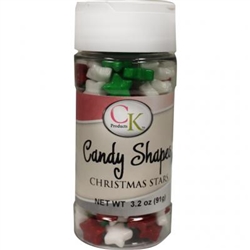 Christmas Stars Candy Shapes - 3.2 Ounces