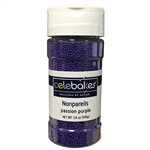 Purple Nonpareils  3.8 Ounce Bottle school wedding cookie cupcake