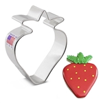 3-1/2" Strawberry Cookie Cutter 8068A fruit festival