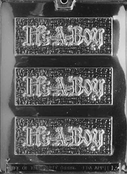 It's a Boy Bar Chocolate Mold