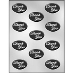 Oval Thank You Mints Chocolate Mold