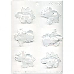 Dinosaur Characters Chocolate Mold