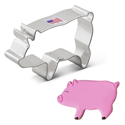 3-3/4" Pig Cookie Cutter 5271A hog farmer