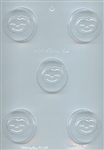 Jack O Lantern Sandwich Cookie Chocolate Mold