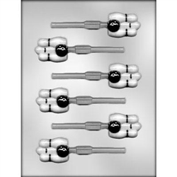 1-5/8" Bowling Sucker Chocolate Mold