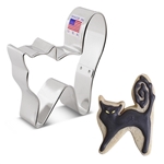 3-1/8" Halloween Cat Cookie Cutter