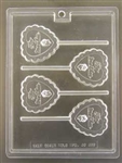 To Mother Heart Lollipop Chocolate Mold