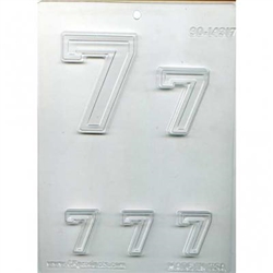 Collegiate Number "7" Mold