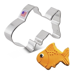 3-7/8" Cute Fish Cookie Cutter