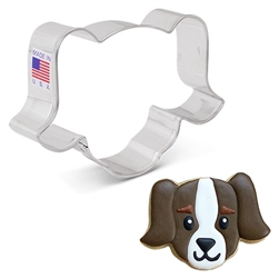 3-3/4" Dog Face Cookie Cutter