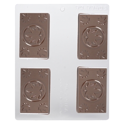 Marijuana Leaf Business Card Chocolate Mold 90-99603