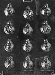 Assorted Ornaments Chocolate Mold