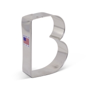 3-1/4" Letter B Cookie Cutter alphabet