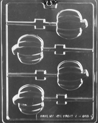 Fall Pumpkin Lolly Chocolate Mold T045 lollipop sucker Halloween Thanksgiving