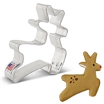 Cookie Cutter Mini Reindeer 8299A Christmas holiday animal Santa