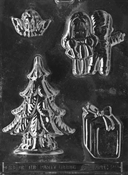 Tree Assortment Lolly Mold angel children gift Christmas winter holiday