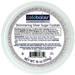 Shimmering Silver Sugar Crystals cookie wedding 7500-78311S Christmas