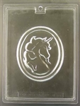 Unicorn Plaque Chocolate Mold 60AO-388 60-AO388 animal horse fantasy mythological