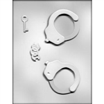 3D Handcuffs Chocolate Mold 90-13450 police bachelor bachelorette police