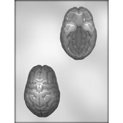 3D Brain Chocolate Mold 90-3310 Halloween neurology