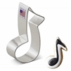 3-1/2" Music Note Cookie Cutter 1438A piano orchestra band