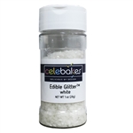 White edible glitter flakes 7500-78691W winter Christmas snow