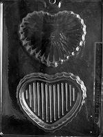 Medium Heart Pour Box Chocolate Mold V066 Valentine Mother's Day