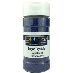 Royal Blue Sugar Crystals 4 Ounce Bottle July 4th 7500-78504E gender reveal