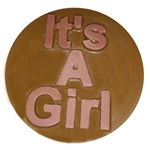 It's a Girl Sandwich Cookie Chocolate Mold 90-16117 baby shower gender reveal
