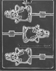 Festive Penguin Lolly lollipop sucker chocolate mold holiday Christmas winter C464