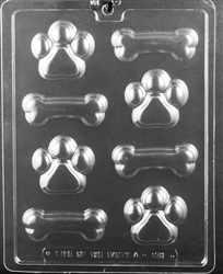 Bones and Paws chocolate mold animal A153 vet pet dog treat