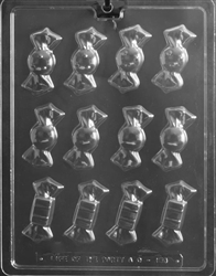 Wrapped Candy Pieces Chocolate Mold AO156 Christmas Valentine Easter