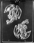 Dragon Pieces Chocolate Mold I027 animal mystical mythological