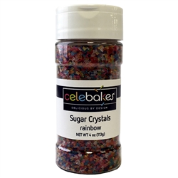 Rainbow Sugar Crystals 7500-78504Z edible decorations