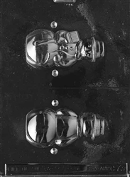 3D Medium Hollow Snowman Chocolate Mold